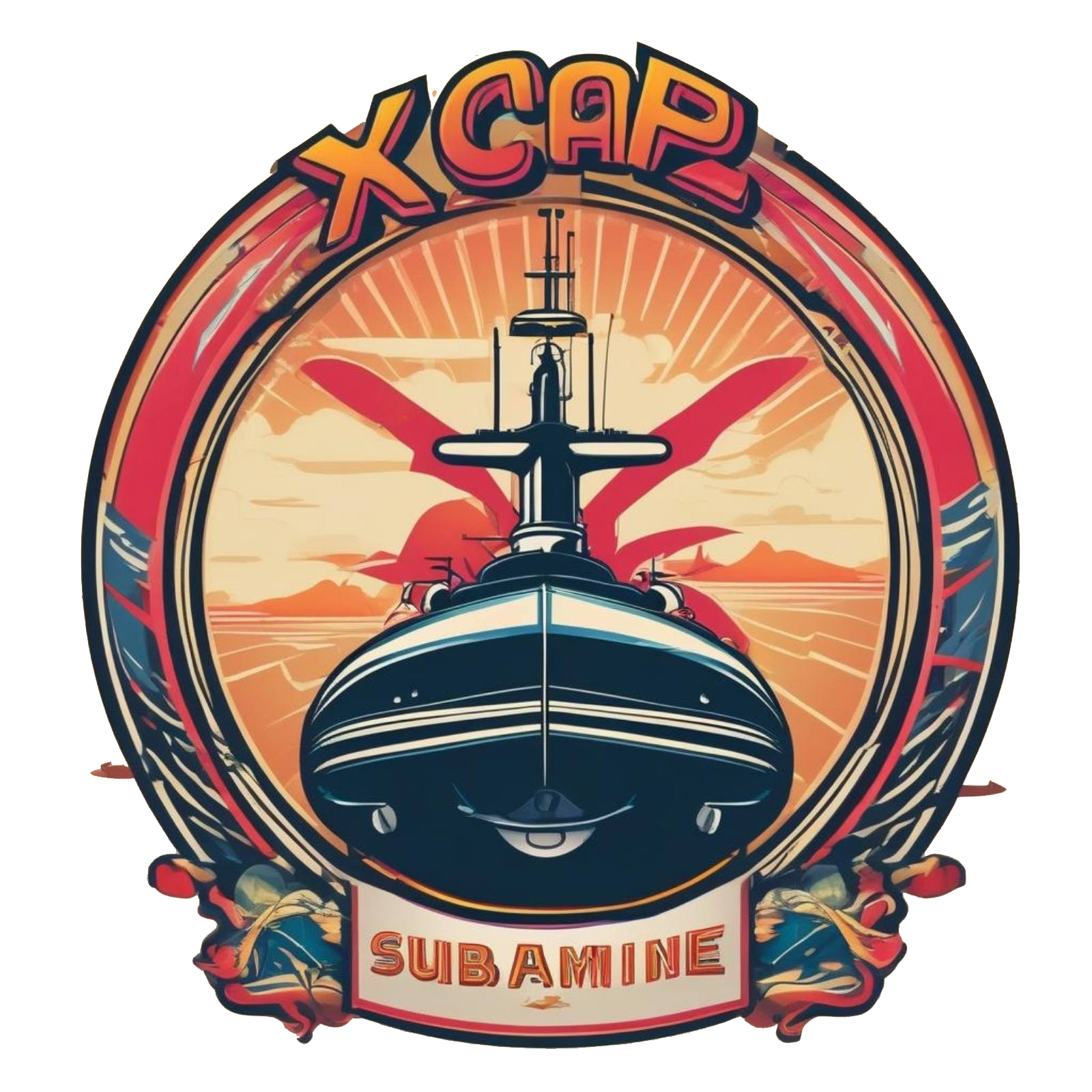 X-CAP Postsovjetska Podmornica emblem